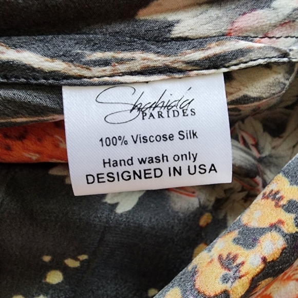 NWT Shahida Parides Luxury Embellished Multi-color Asymmetrical Hi-Lo Dress- M/L - Picture 15 of 16